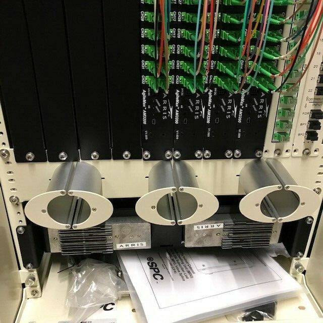SPC FTTx Indoor Cabinet SC/APC MPO Inline Splice Multi Dwelling Unit NEW