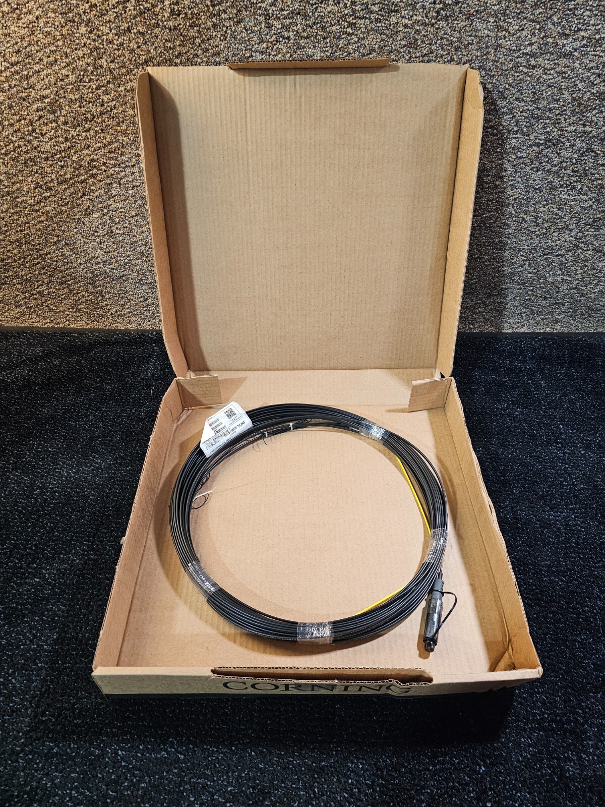 Corning 434401EB1R3100F-P 100′ Fiber Optic Cable ROC Drop Cable Assembly