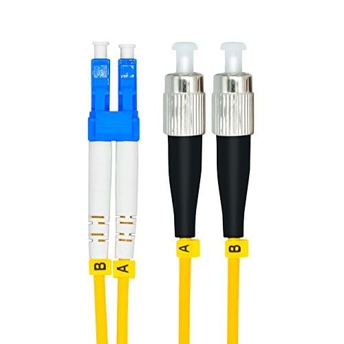 1Meter 3ft LC To FC Duplex 9/125 Single Mode Fiber Optic Cable Jumper Patch