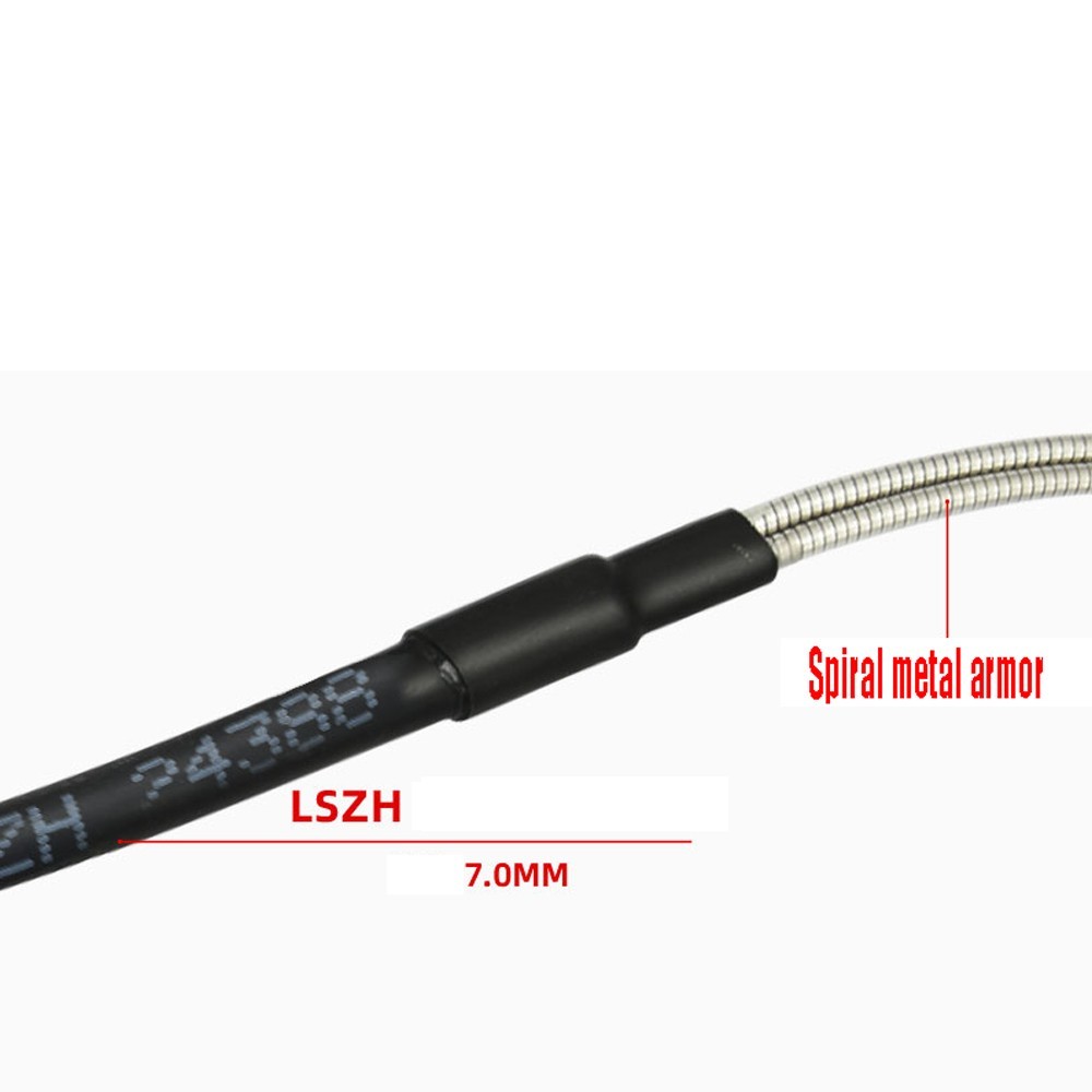 80M Outdoor Field Fiber Patch Cord OM2 Multi-Mode 4 Strand LC to LC Fiber Cable