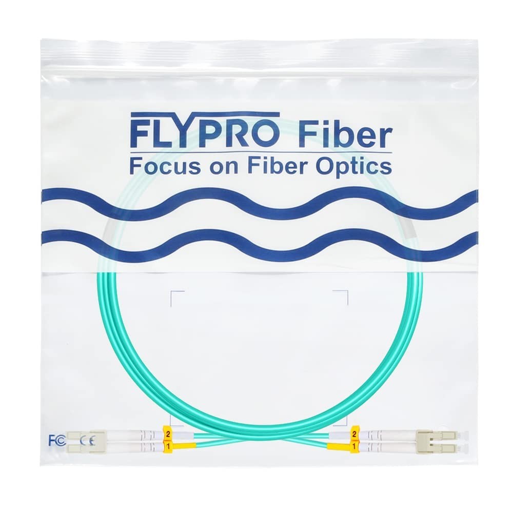 LC to LC Fiber Patch Cable OM3 Multimode 5M/16ft | Duplex, 50/125um MMF, MM M…