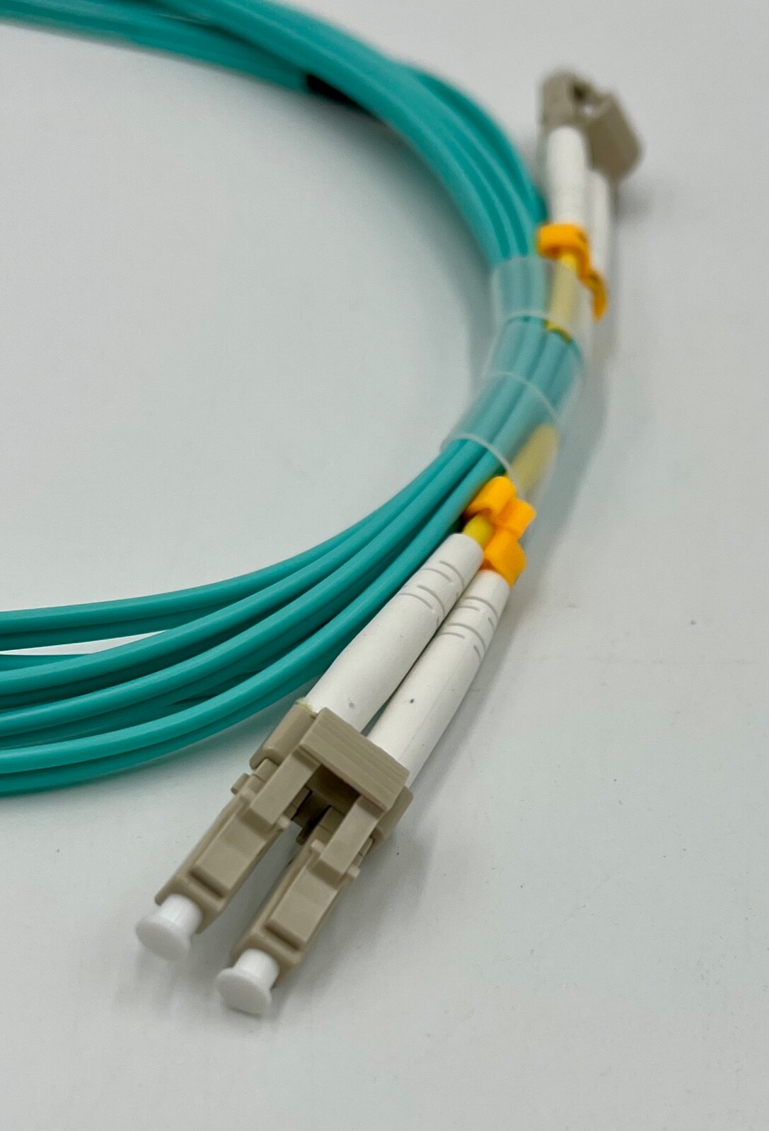 LC-LC Duplex 50/125 Multi Mode 10GB Optic Fiber Patch Cable 3 meters