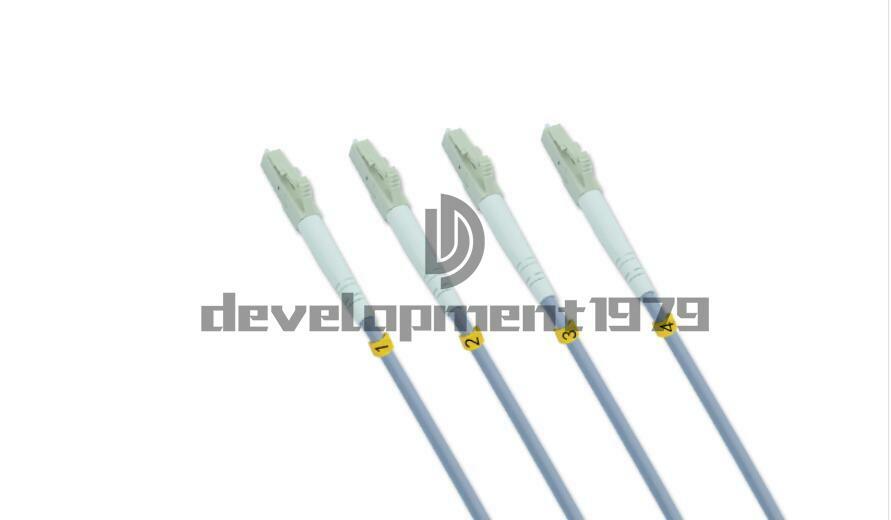 200M Armored Cable LC UPC -LC UPC 4 Strand Multi-Mode Fiber Patch Cord