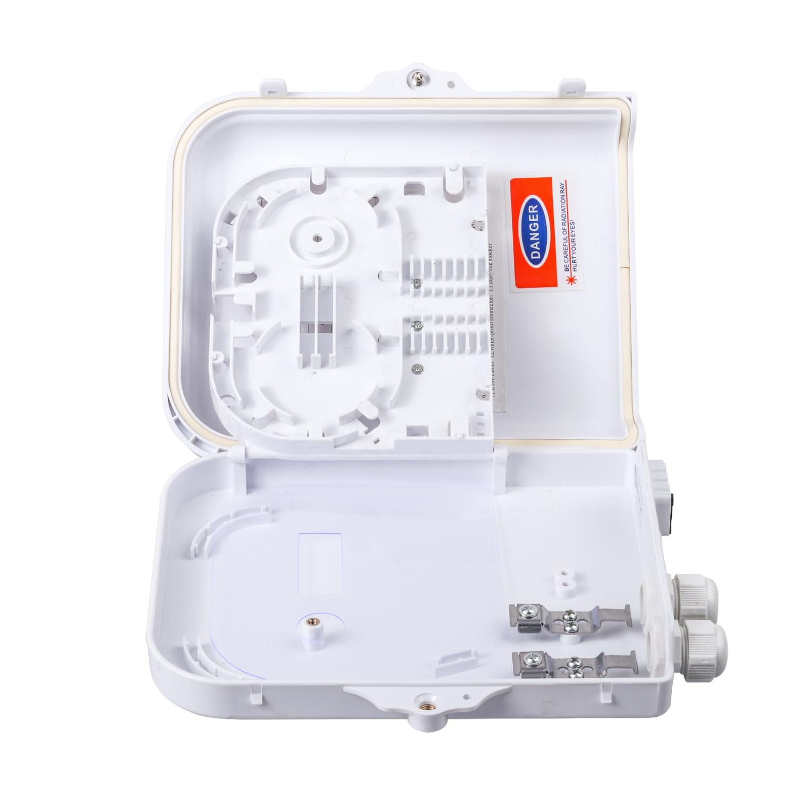 8 Core Fiber Optical Terminal Box Distribution Enclosure FTTH Accessories