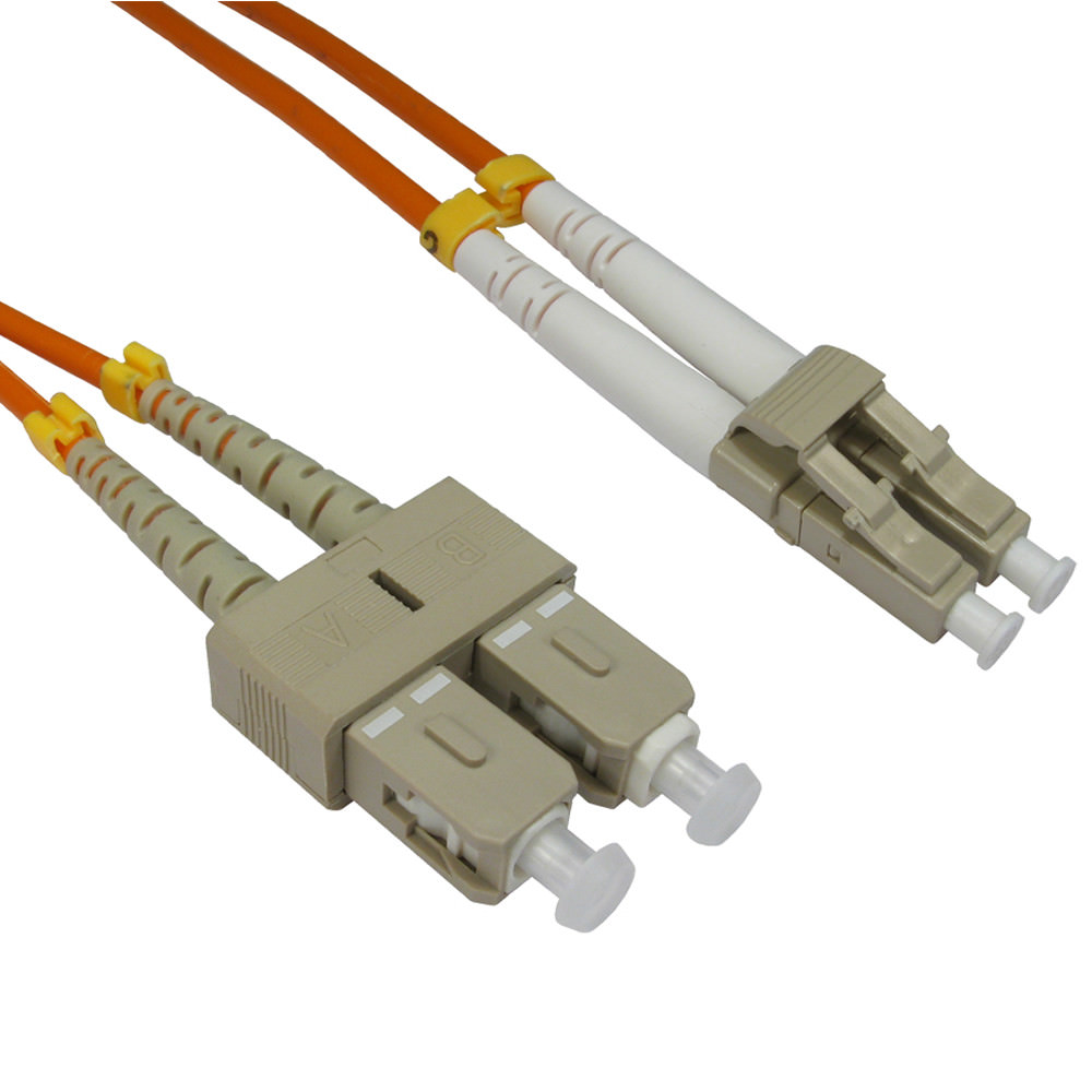 5m LC-SC Duplex 62.5/125 OM1 Multimode Fiber Patch Cable Orange Optic 16FT