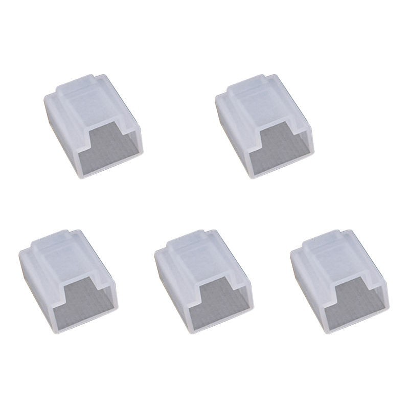 100pc Network Cable Plug Rj45 Male Crystal Head Dust Cover Protective Cover Rj45
