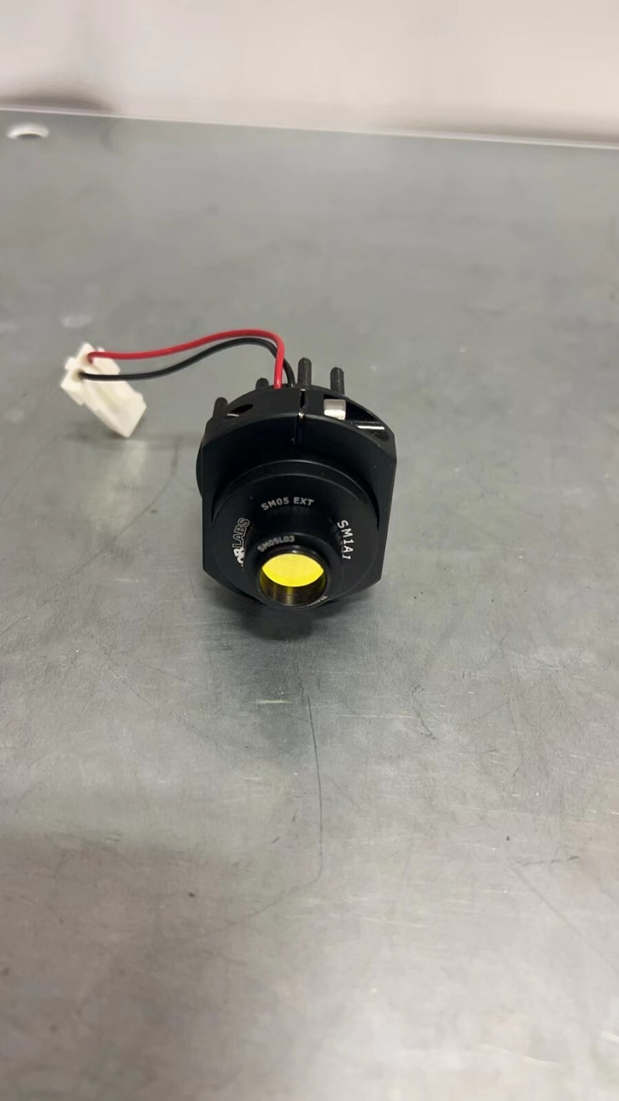 Thorlabs SM1A1 Adapter with External SM05 Threads, SM1RC/M – Slip Ring, lens