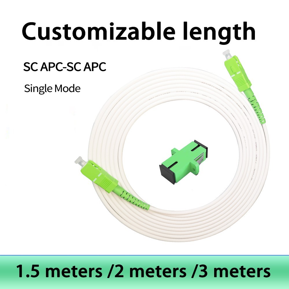 Fiber Optic Patch Cord SC/APC-SC/APC Single Mode FTTH 1.5m/2m/3M