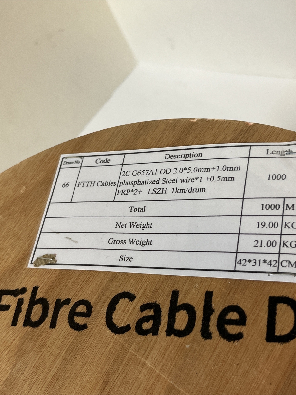 2C G657A1 OD 2.0*5.0mm+1.0mm Phosphatized Steel Wire Length 1,000