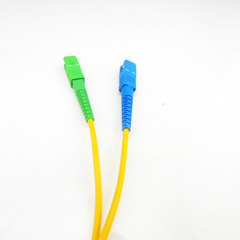 1m 2m 3m SC APC to SC UPC Simplex Single Mode Fiber Optical Patch Cord Cable lot