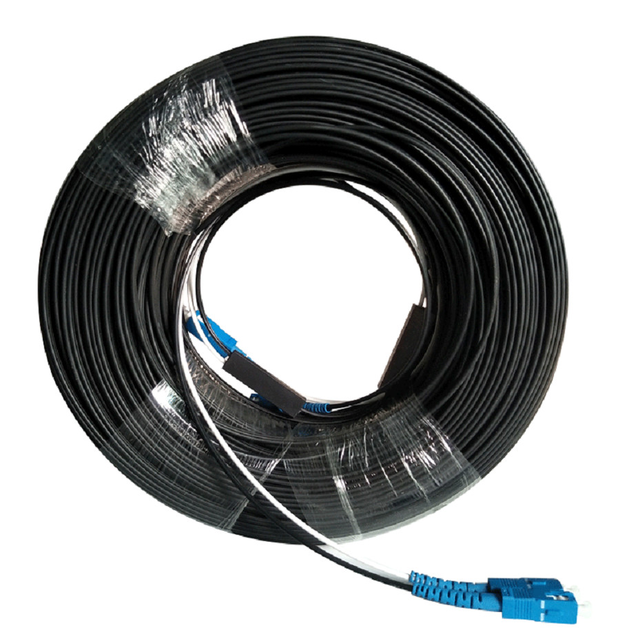 500M Optical Fibre Cable Single Mode G657A Duplex SC UPC Outdoor Ftth Patch Cord