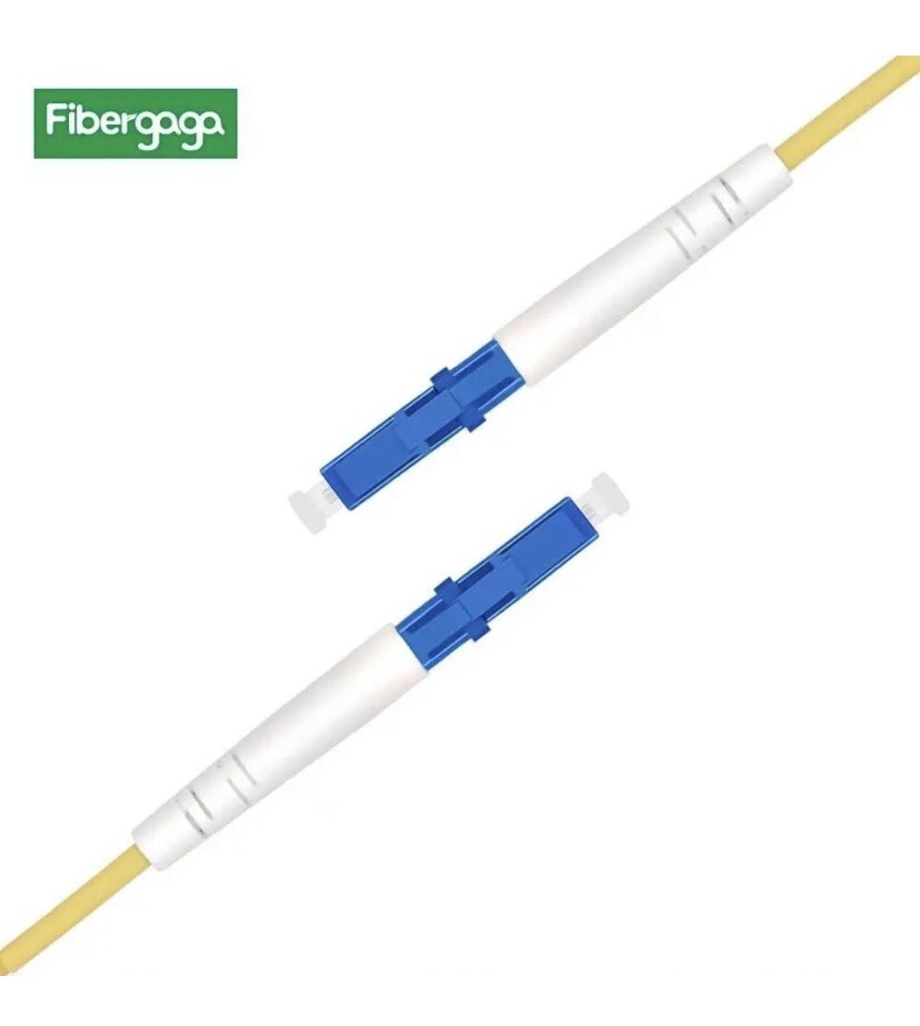 Fibergaga-20m(66ft) OS2 LC/UPC to LC/UPC Fiber Patch Cable, Single Mode Fiber