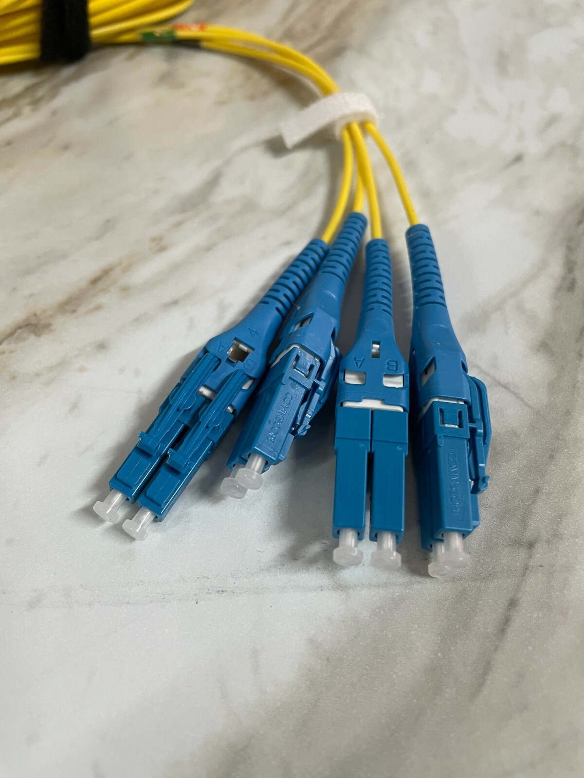 30M Uniboot LC-LC Single-Mode Duplex 4 Strand 9/125 Fiber Optic Patch Cord
