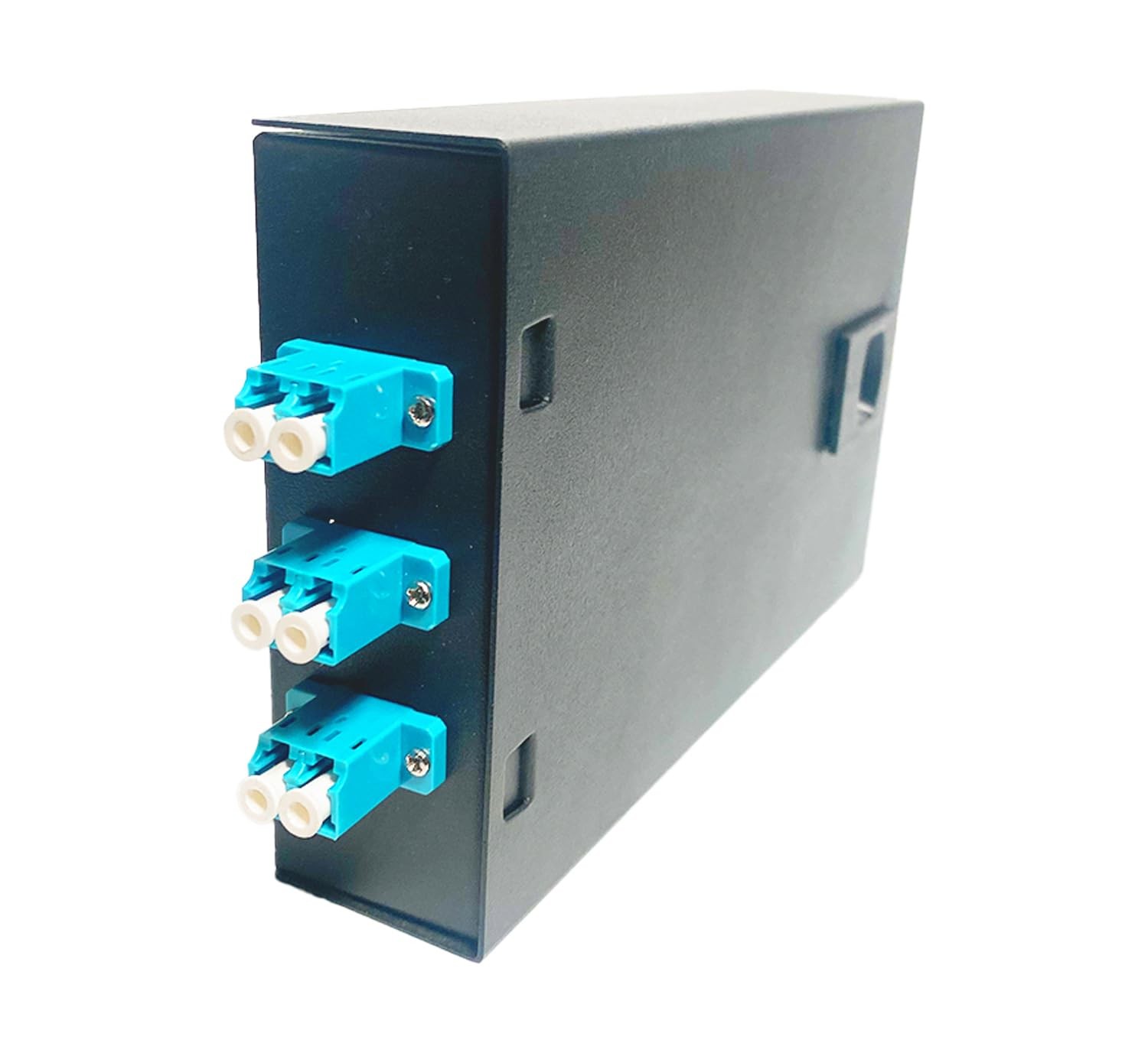 Fiber Optic Wall Mount Box with LC Couplers Single Mode & Multimode Fiber Optic
