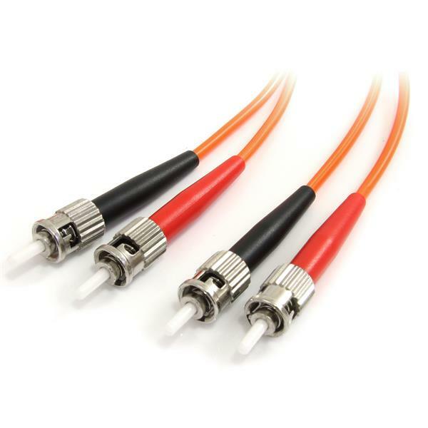 5m ST-ST Duplex 50/125 OM2 Multimode Fiber Patch Cable Orange Optic 16FT
