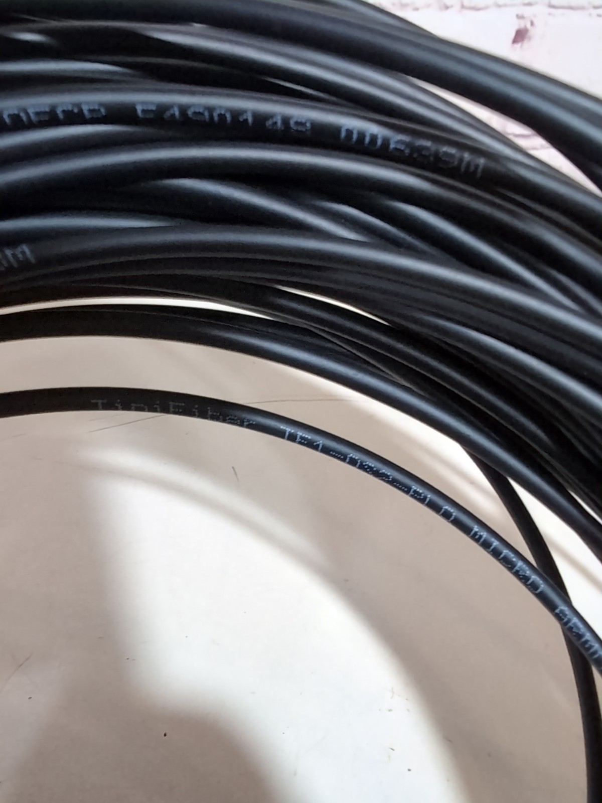 TiniFiber 30m 100ft Armored Fiber Optic Cable OS2 Single Mode SC/APC SC/APC