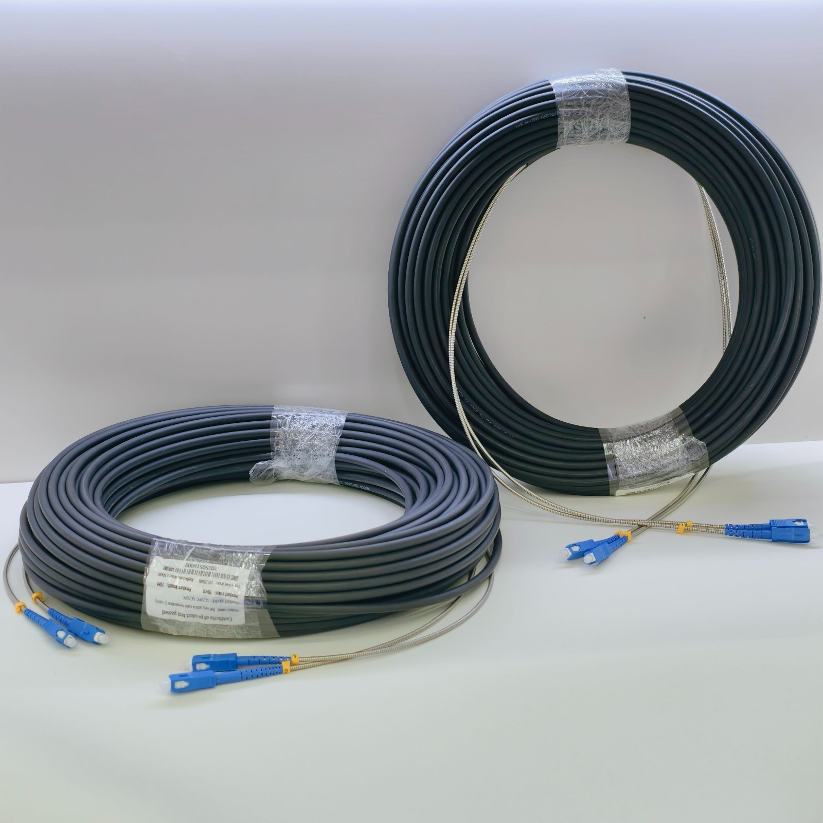 1~20M 7.0mm Duplex Outdoor Fiber Optic Jumper SM SC UPC FTTA Communication Cable