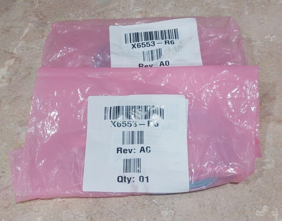 2x AFL NetApp X6553-R6 CBL 2M 50u LC/LC OP Fiber Optical Cables 112-00188+A0