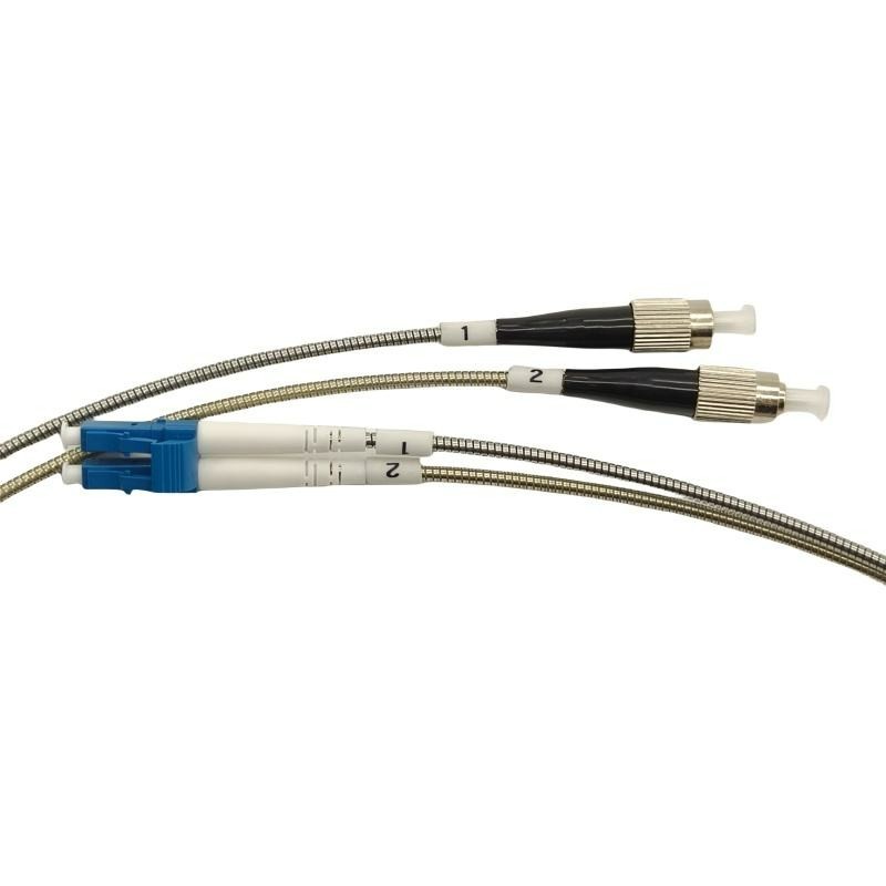 1~20M LC-FC Duplex Outdoor cable Single Mode 7.0mm LSZH Outdoor Fiber Patch Cord