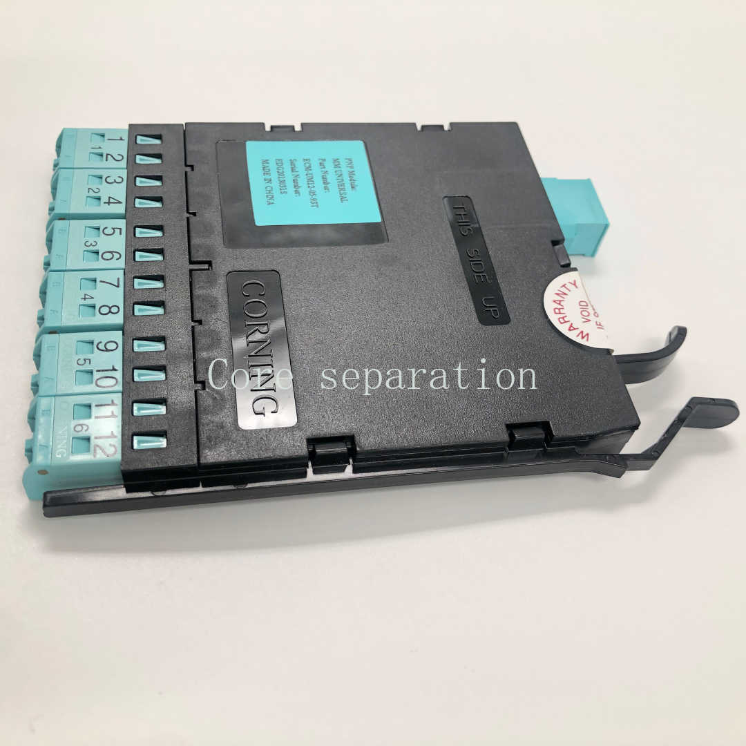 CORNING MPO MTP -12 to 6x LC Duplex Type A 12 Fibers OM3 MTP/MPO Cassette