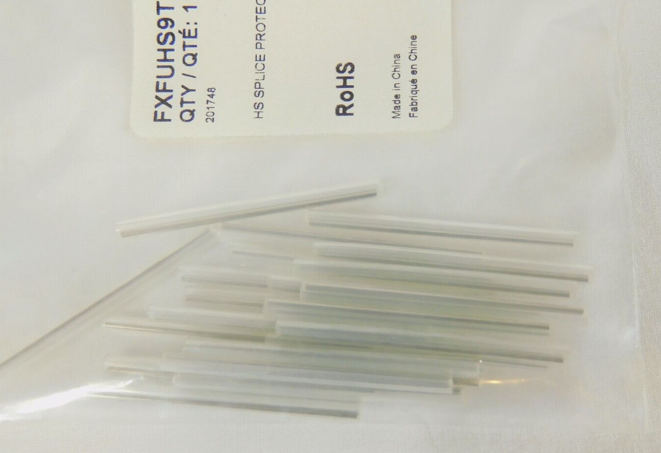 Heat Shrink Splice Protector 900 UM to 250 UM 2.0 mm. round x 40 mm Long Belden