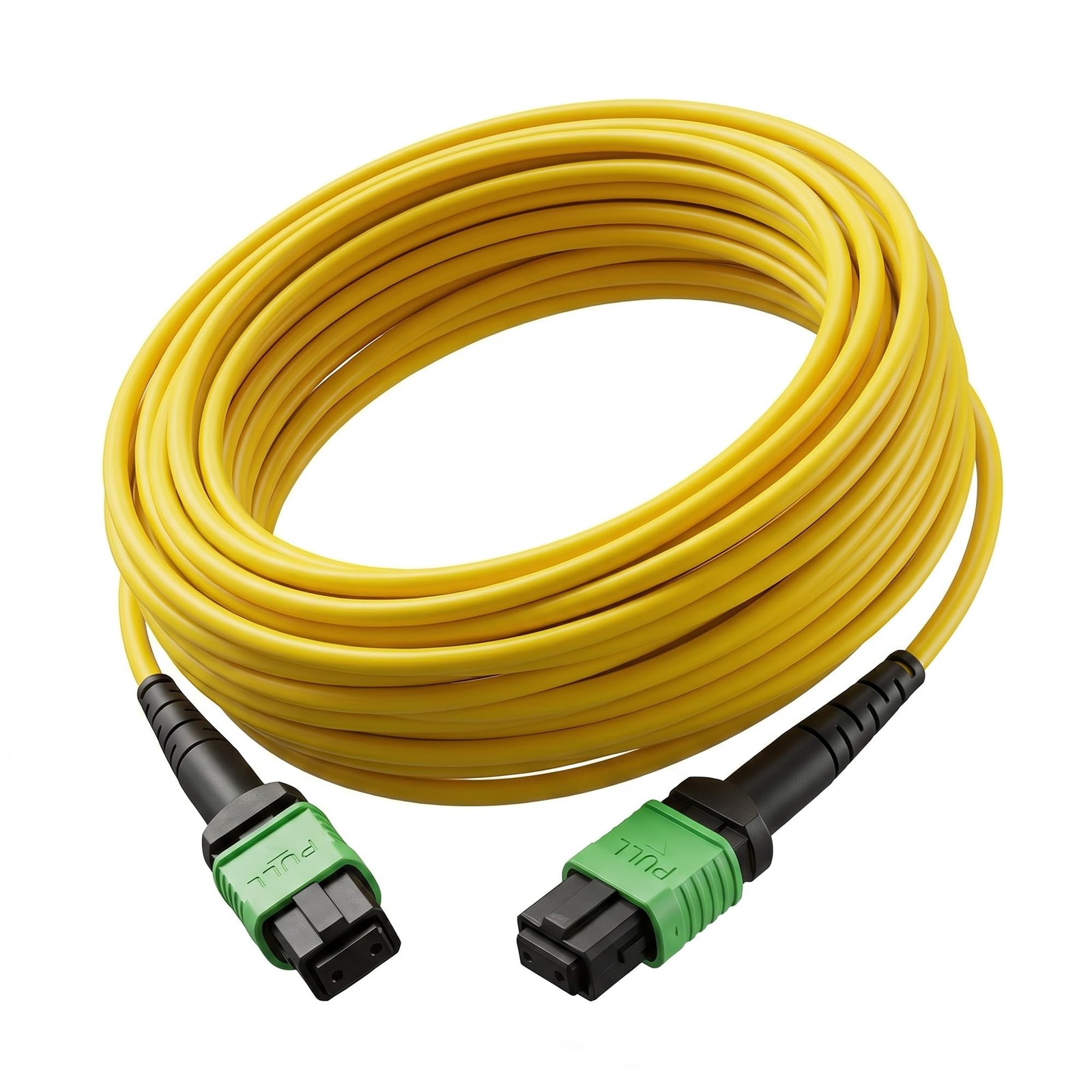 1m 40G MPO Fiber Optic Patch Cord SingleMode 12 Cores APC/UPC TypeB Female