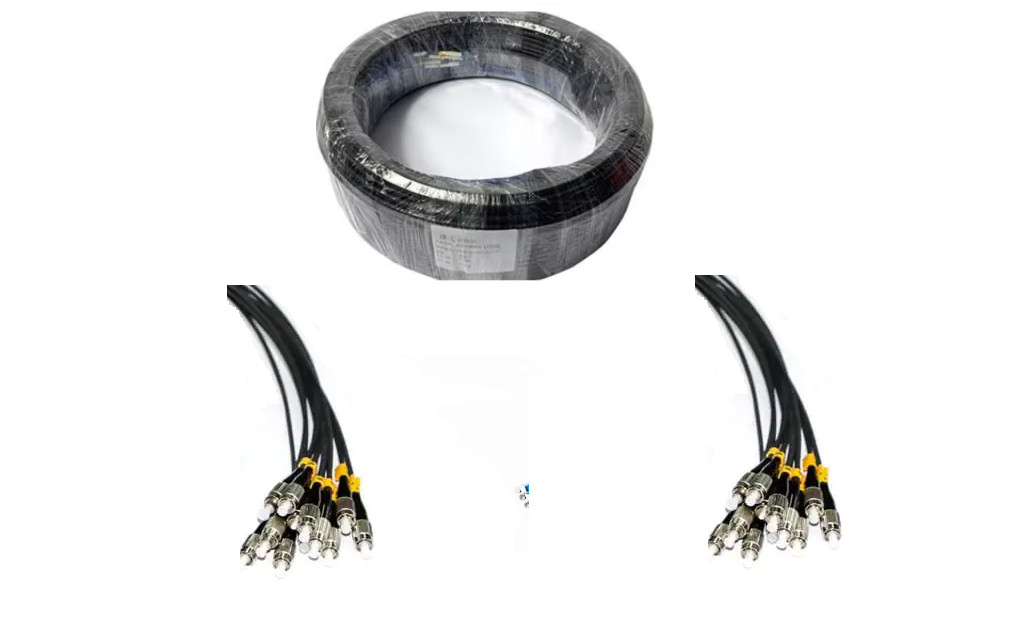 50M ST-ST Outdoor Armored Single Mode 12 Strands Fiber Optic Cable -25367