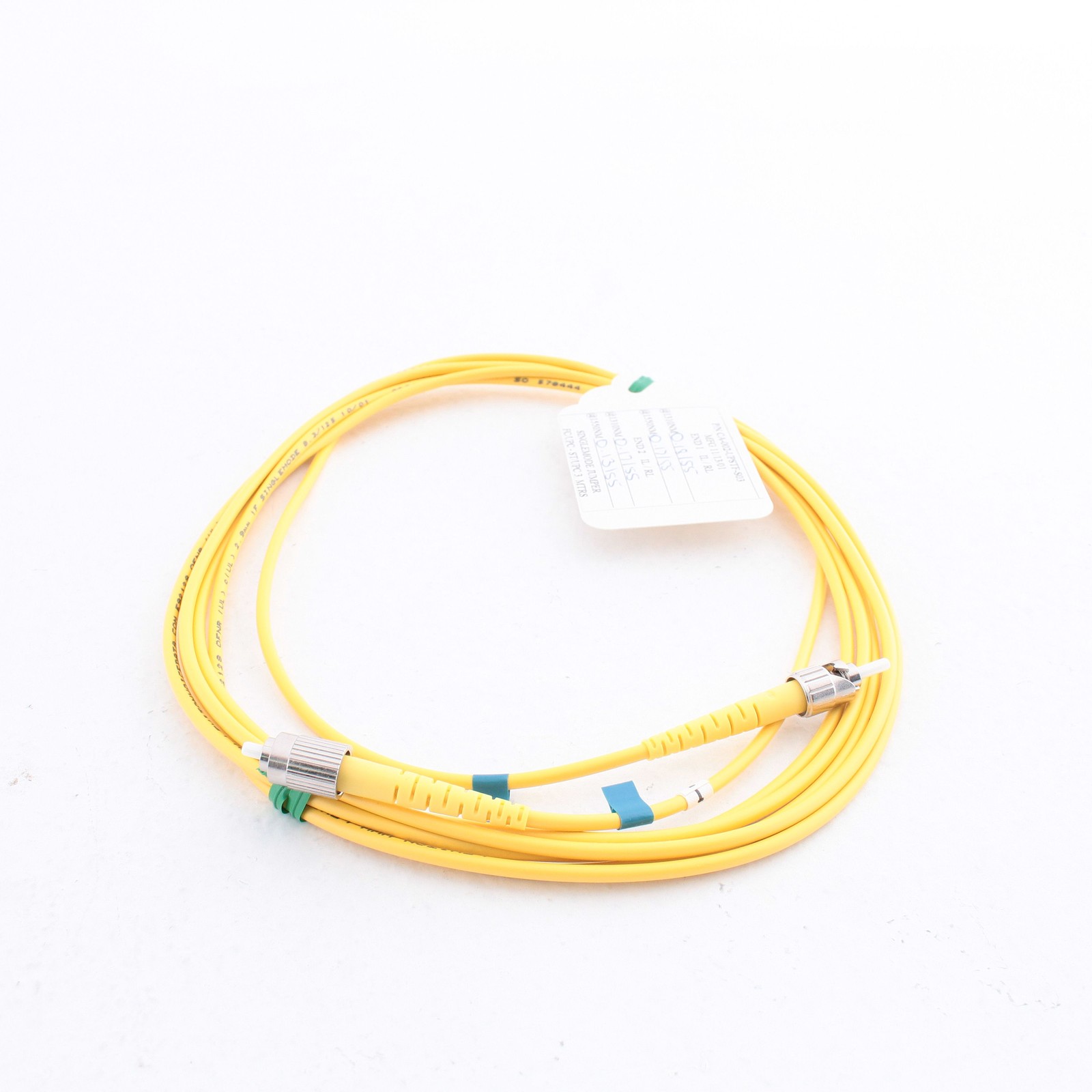 3M Leviton Fiber Optic Single-Mode Simplex Patch Cable Cord ST FC UPC UPSTF-S03