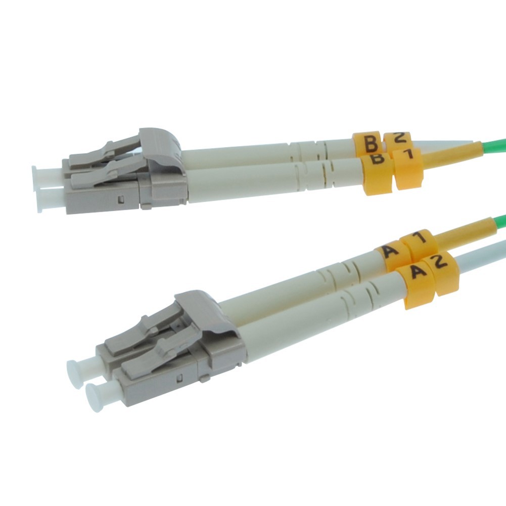 4m LC to LC OM3 10Gbps Duplex 50/125 Multi Mode Fiber Optic Optical Patch Cable
