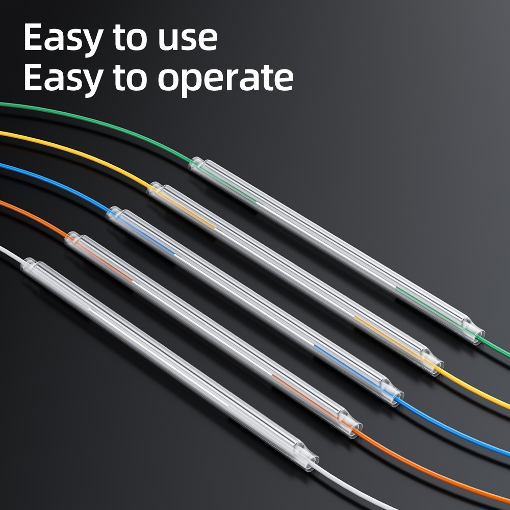 500pc Fiber Splice Sleeves (3.1/5.3/5.6mm dia) Fiber Optic Splice Protector