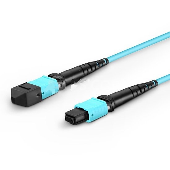 1M 8 Fiber MPO to MPO Type B Fiber Patch Cord MPO Cable Female OM3-9879