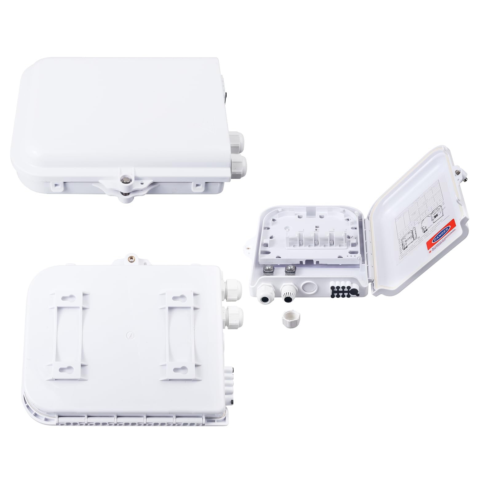 8 Core Fiber Optical Terminal Box Distribution Enclosure FTTH Accessories