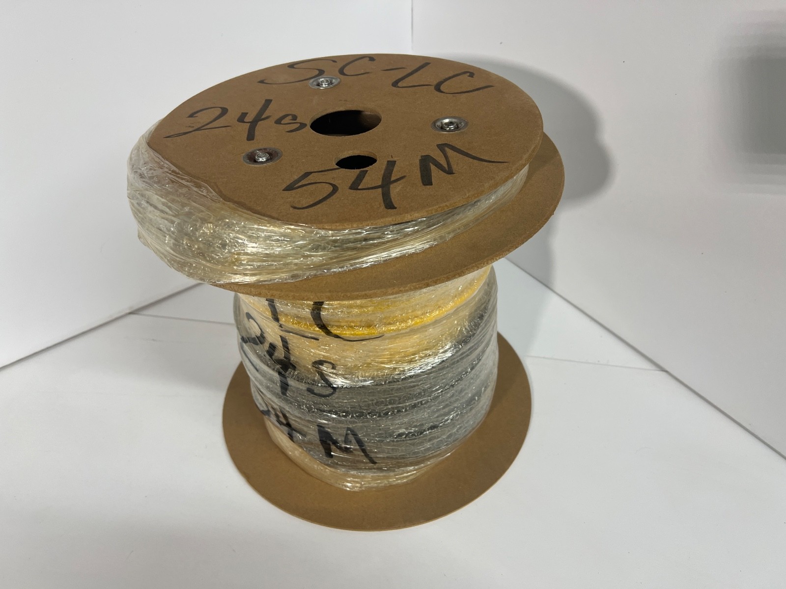 SC to LC 24 Strand single mode 54 meters on spool