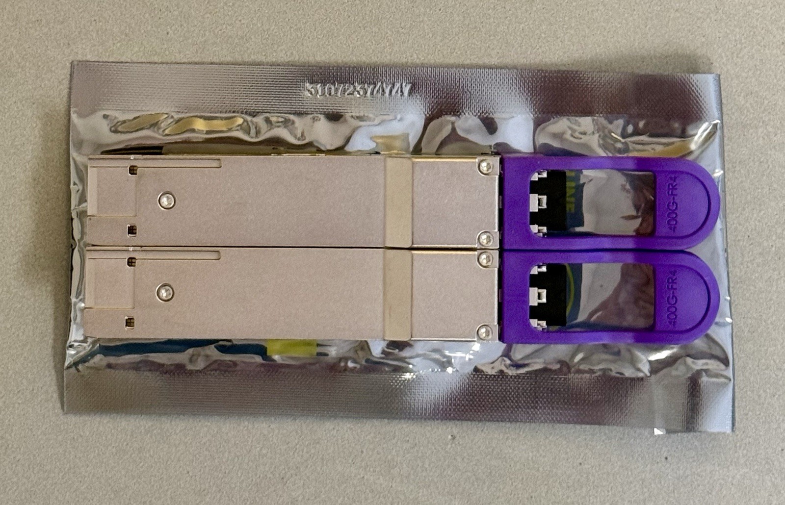 {2x}FINISAR FTCD4313E2PCLFBE 400G QSFP-DD FR4 13XX nm 2km SMF Transceiver Module