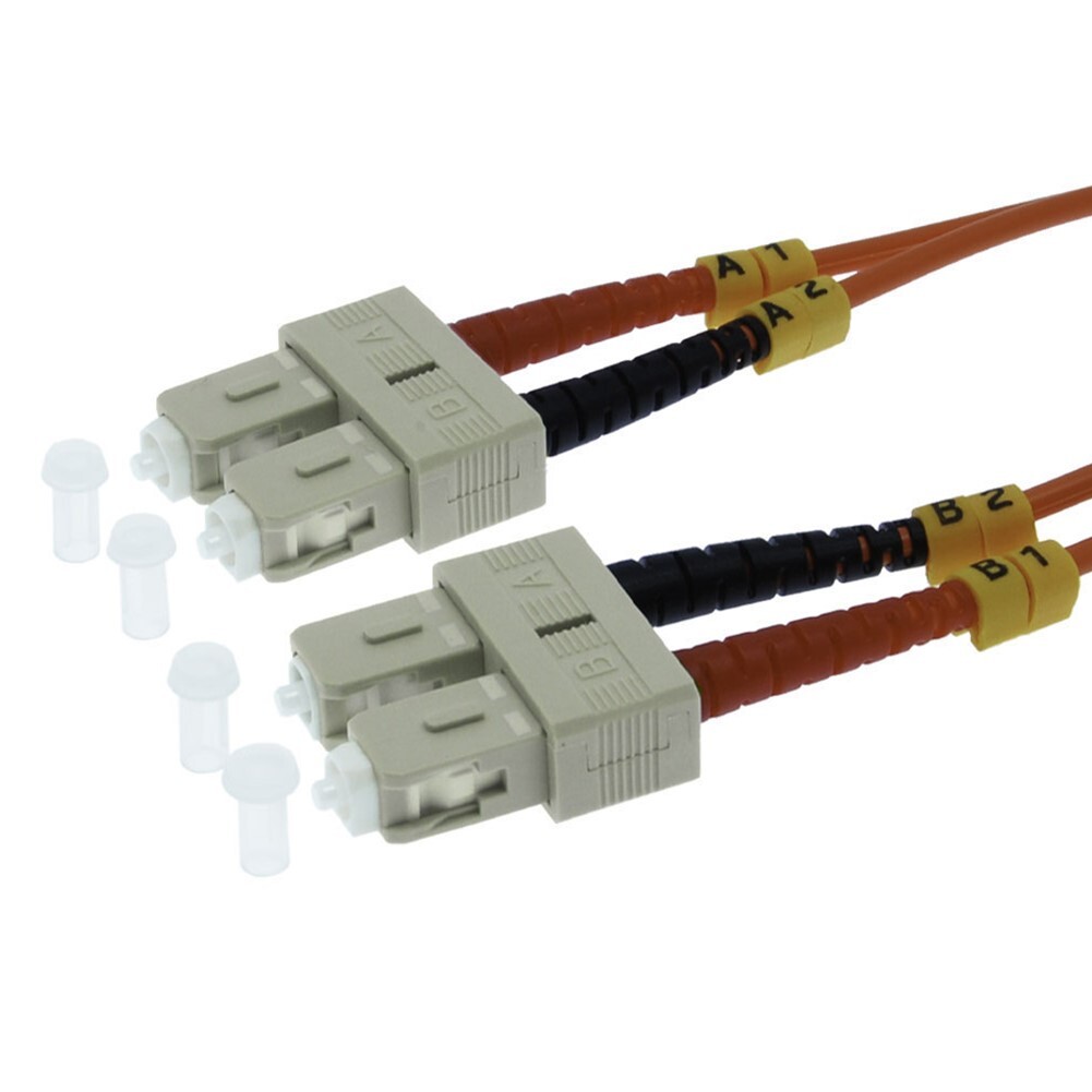 2M 6FT SC to SC OM2 Duplex Multi Mode 62.5/125 Fiber Optic Optical Patch Cable