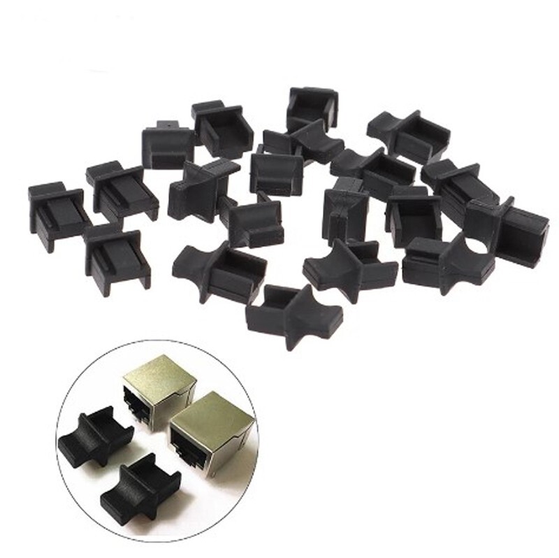 RJ45 network port dust proof plug LAN interface plug router computer switch plug
