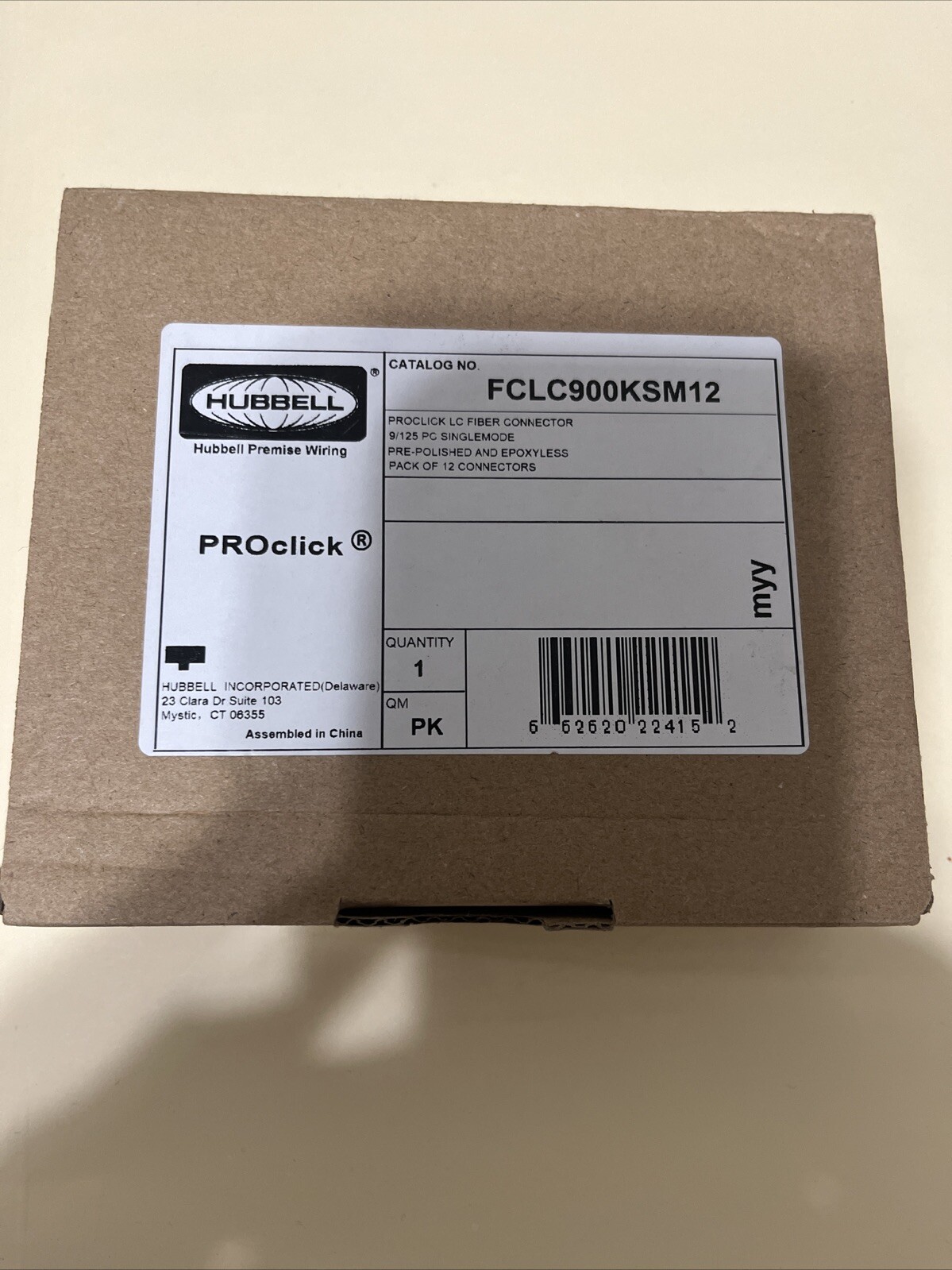 Pro click LC 9/125 Single mode Fiber Connector