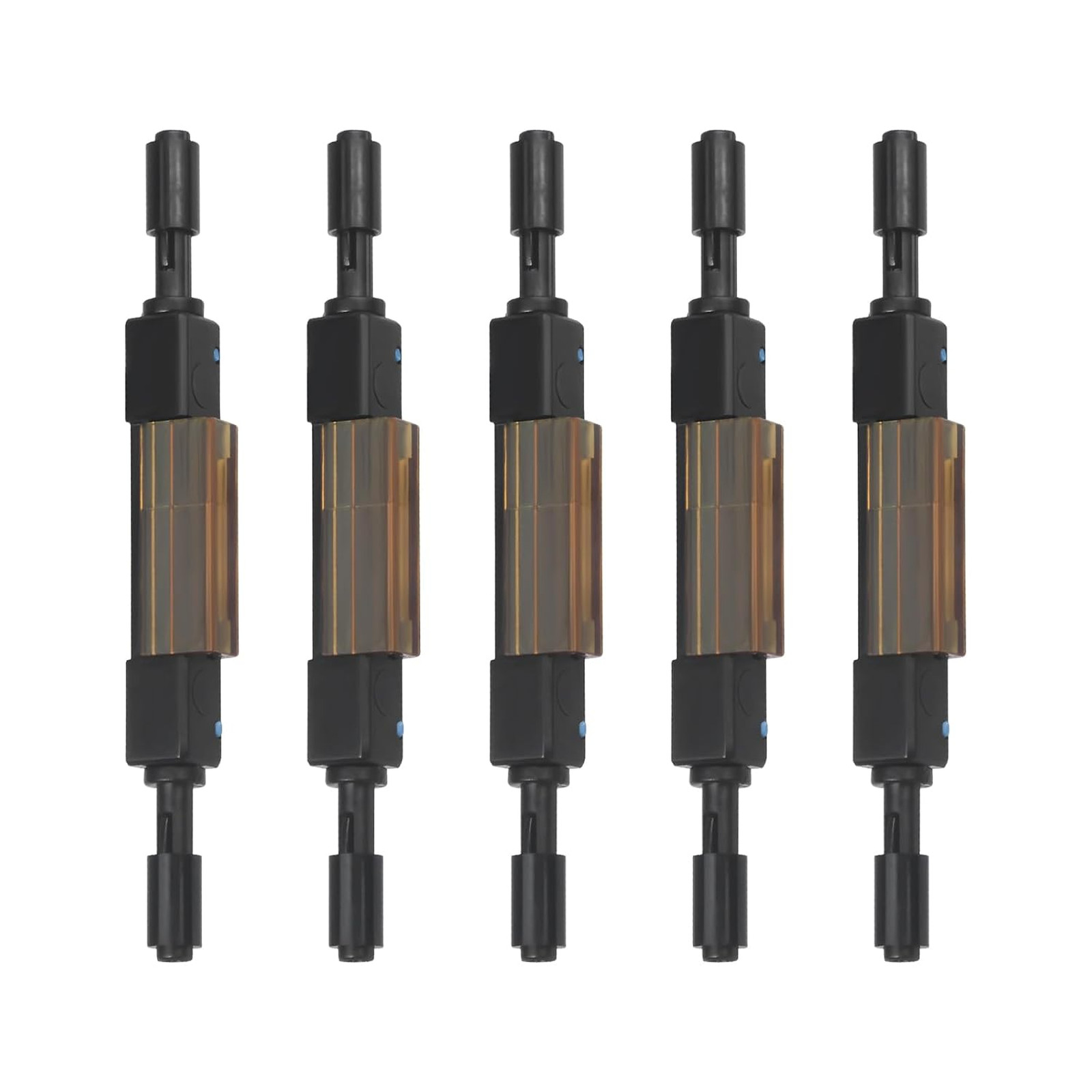 Fiber Optic Quick Connector 0.25mm 0.9mm Bare Fiber Mechanical Splice 5 Pack
