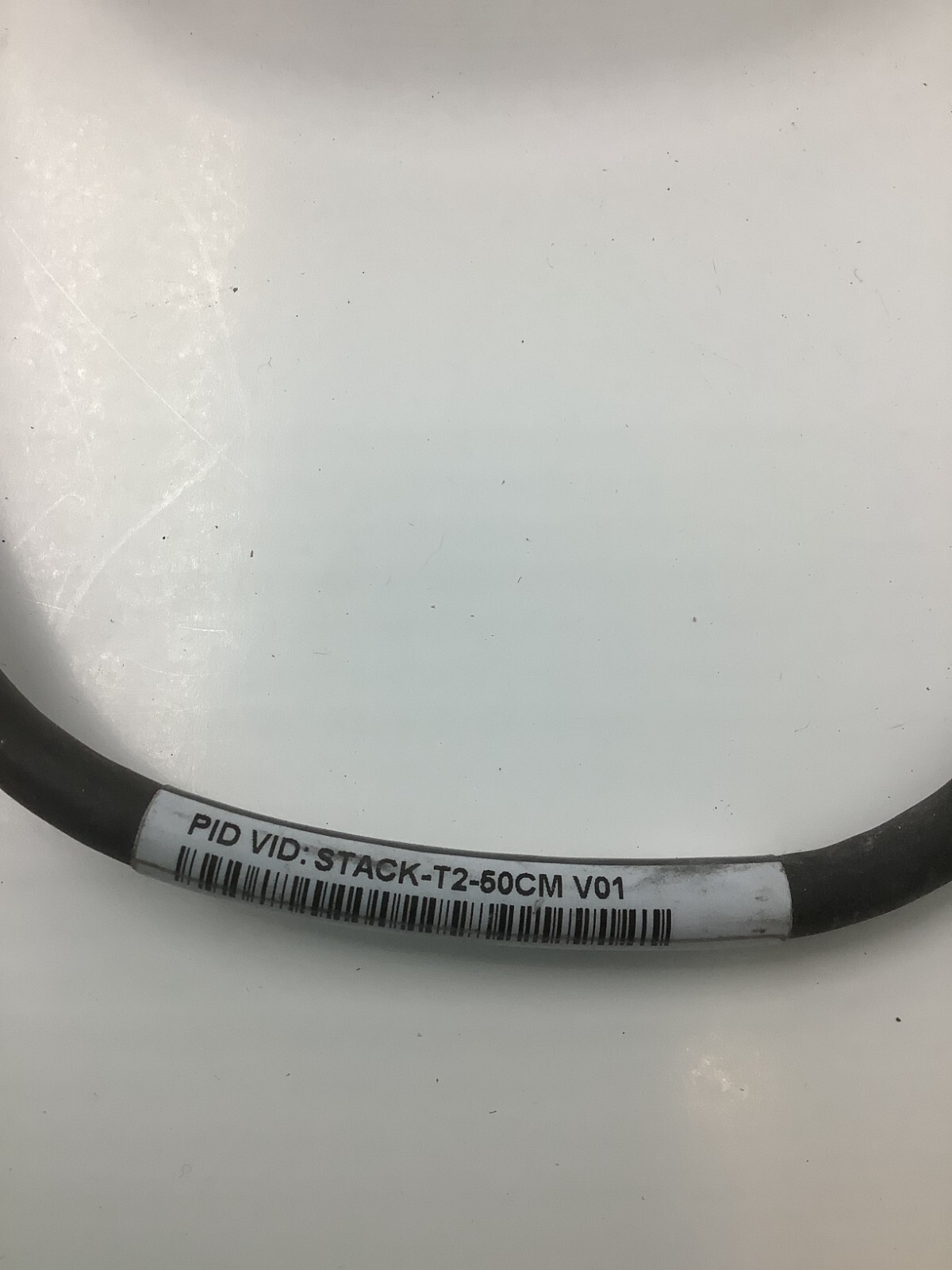 QTY 2 Cisco Systems Genuine STACK-T2-50CM V01 Stackwise Stacking Cables Black