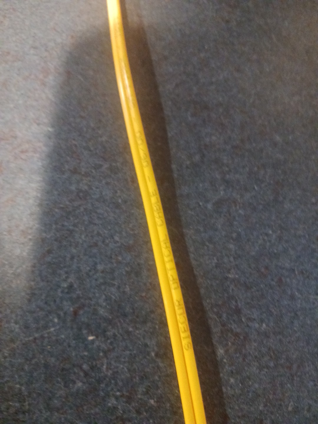 yellow fiber optic patch cable, 100 Feet