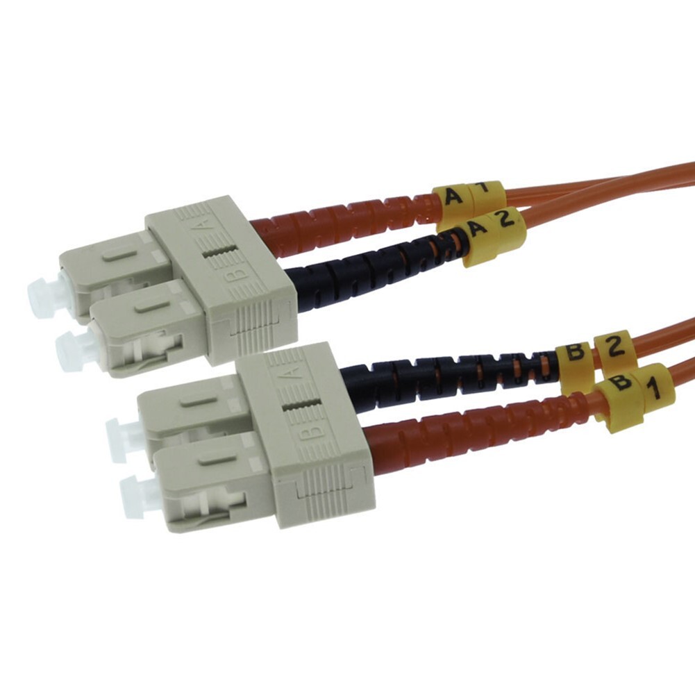 2M 6FT SC to SC OM2 Duplex Multi Mode 62.5/125 Fiber Optic Optical Patch Cable