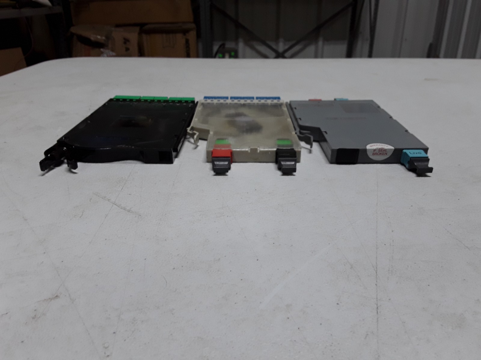 Three Assorted Fiber Optic Cassettes
