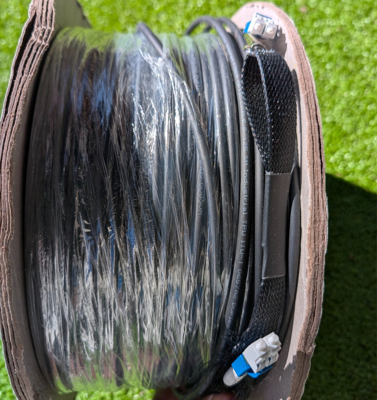 Yutianhome Fiber Optic Cable 122m, LC/Uniboot-LC/Uniboot SM TPU 5.0 mm