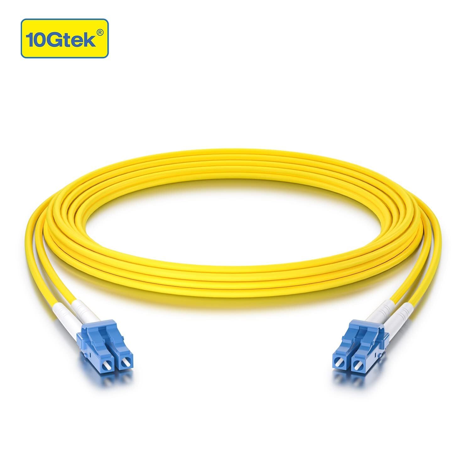 OS2/OM3/OM4 Fiber Patch Cable Singlemode&Multimode Duplex LC to LC Jumper 1~50m