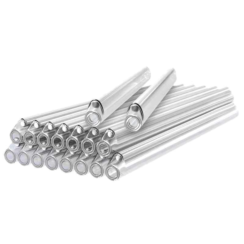 45mm 60mm Length Clear PE Heat Shrinkable Tubing Fiber Optical Cable,100pcs