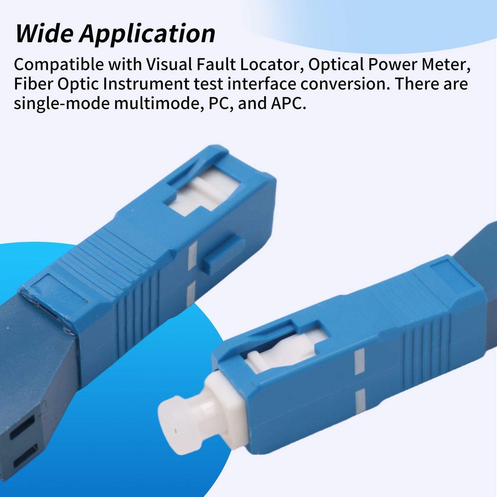 4 Pack Single Mode 9/125Um SC/UPC Male to LC/UPC Female Optical Fiber1716