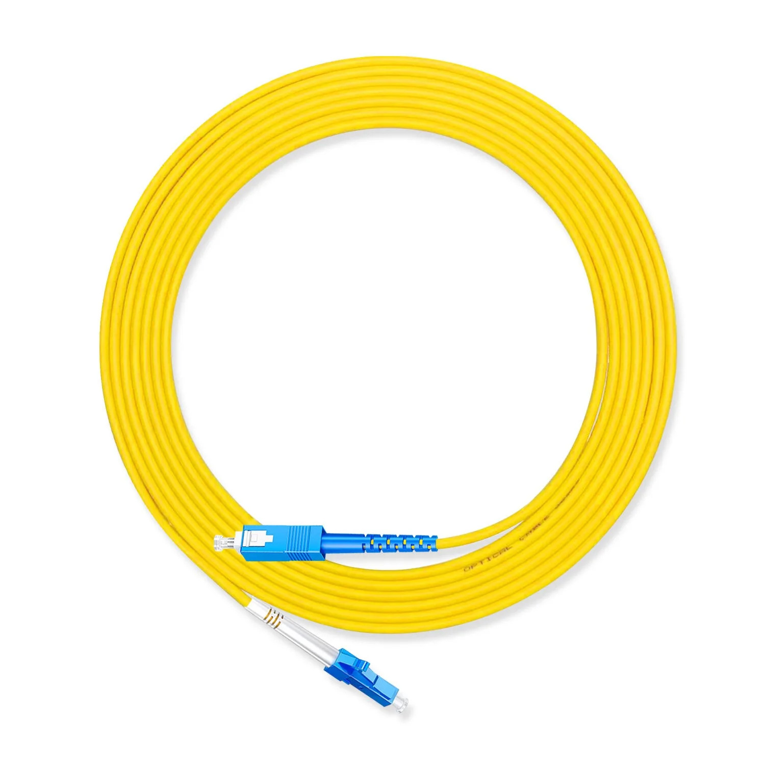 [2pcs] SC UPC to LC UPC Fiber Optical Patch Jumper Cable Cord Simplex LSZH 2.0mm