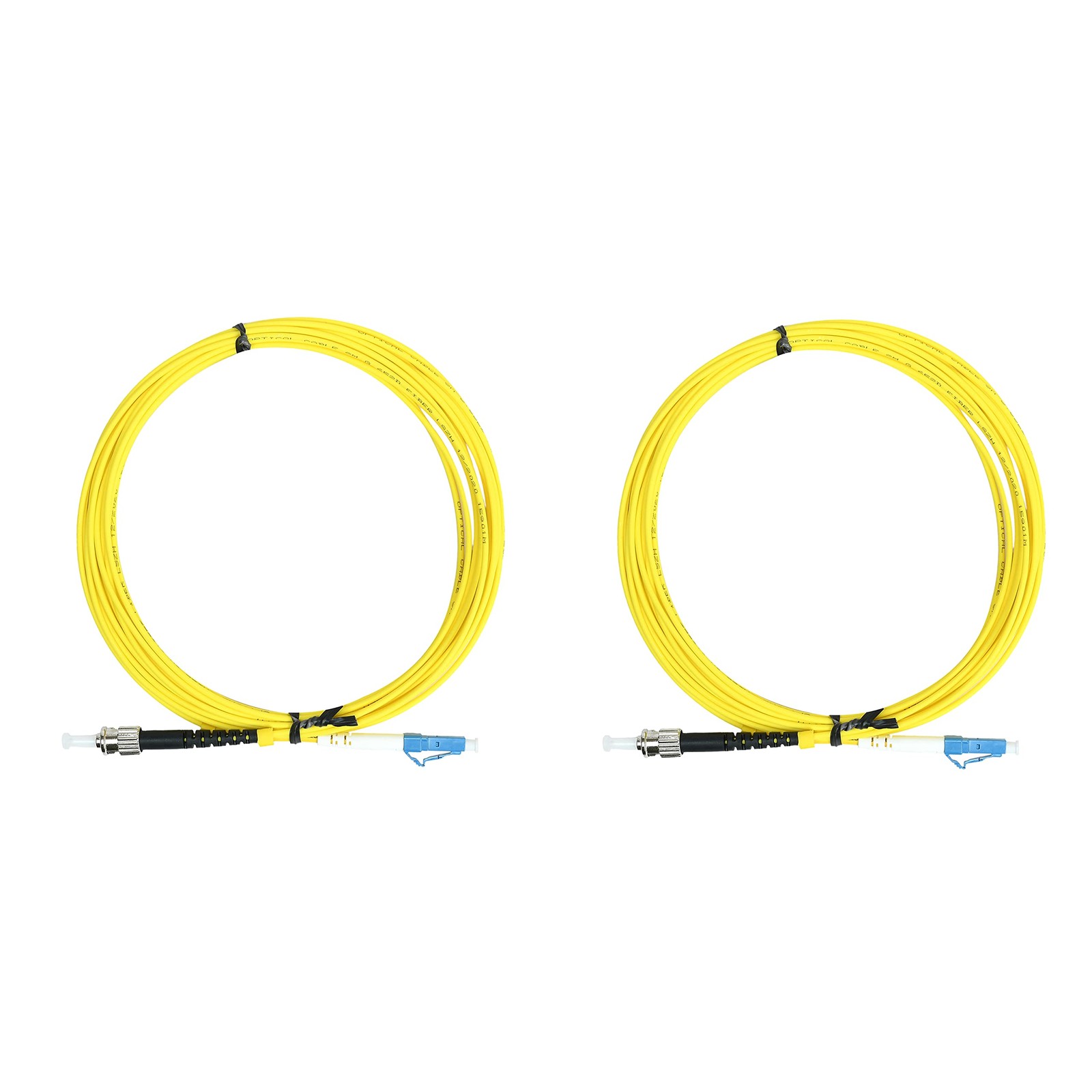 4 PCS 2M 6.5FT LC To LC OS2 Fiber Optic Patch Cable Singlemode Duplex 9/125m