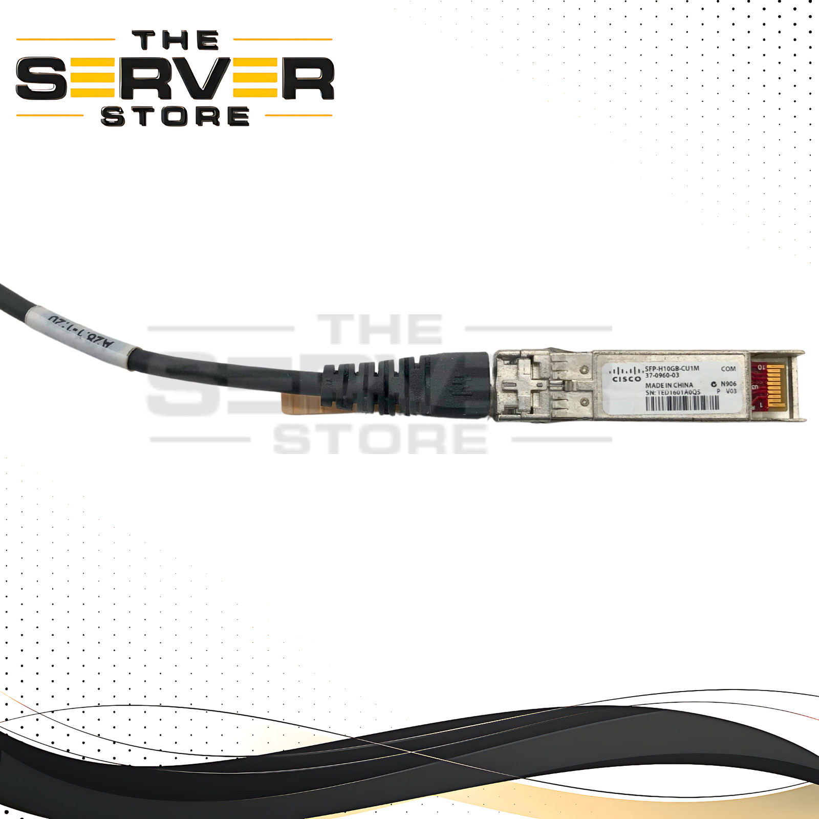 Cisco 10G SFP+ to SFP+ Passive DAC Twinax Cable 1M 37-0960-03 SFP-H10GB-CU1M