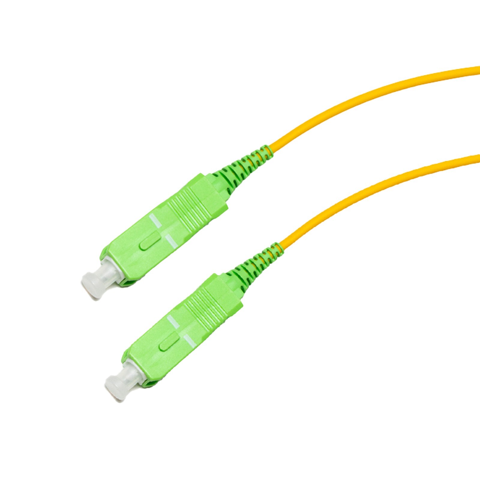 SC APC to SC APC Singlemode Simplex 9/125 Fiber Optic Jumper Patch Cable 1M